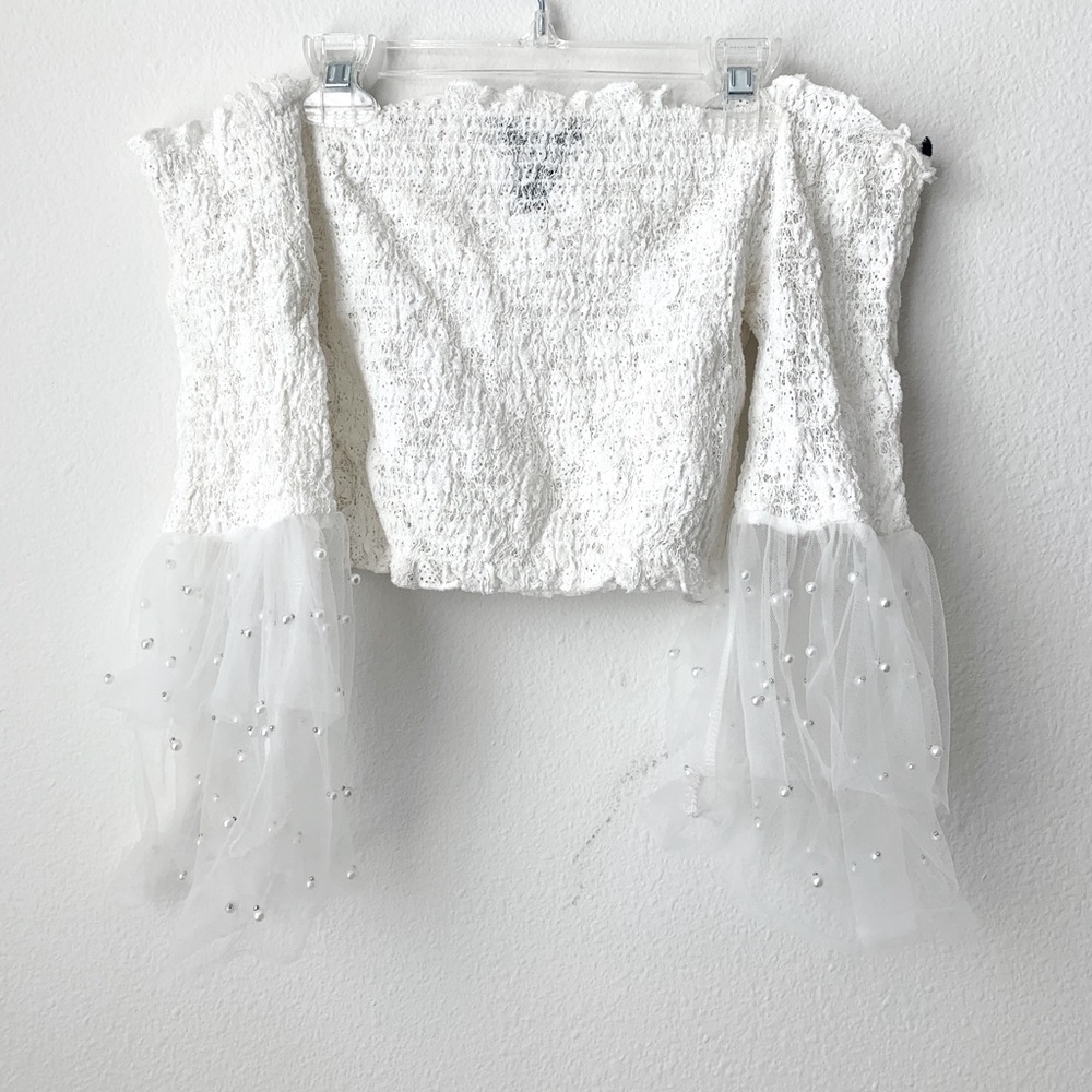 White crop Top